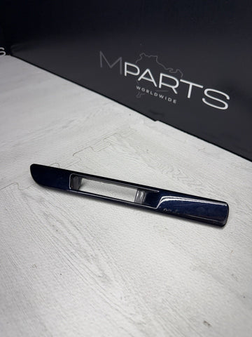 BMW 01-06 E46 M3 Left Driver Fender Moulding Strip Carbon Black 2694719