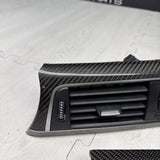 15-20 BMW F83 M4 Carbon Fiber Interior Dash Dashboard Trim Set OEM