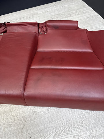 2001-2006 BMW E46 M3 Coupe Rear Seat Bottom Bench Imola Red OEM