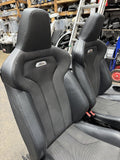 15-20 BMW F82 M4 Coupe Front & Back Seats Cushion Black Carbon Structure