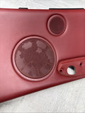 BMW 01-06 E46 M3 CONVERTIBLE RIGHT REAR QUARTER INTERIOR TRIM PANEL IMOLA RED