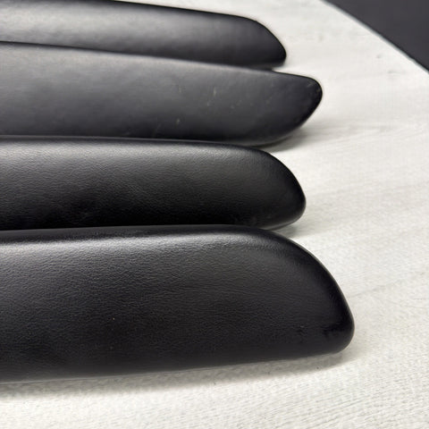 01-06 BMW OEM E46 M3 Coupe Trim Armrest Pads Set Black 8238622 *Notes*