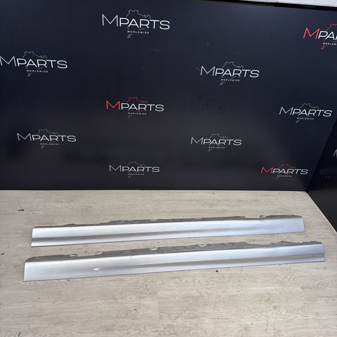 01-06 BMW E46 M3 Rocker Panel Side Skirts OEM Titanium Silver *Notes*