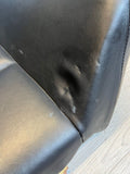 BMW 01-06 E46 M3 Convertible Rear Seat Back Rest Cushion Black Leather Backrest