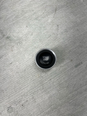 BMW 08-13 E90 E92 E93 M3 E82 135 335 Black Start Stop Silver Ring Set