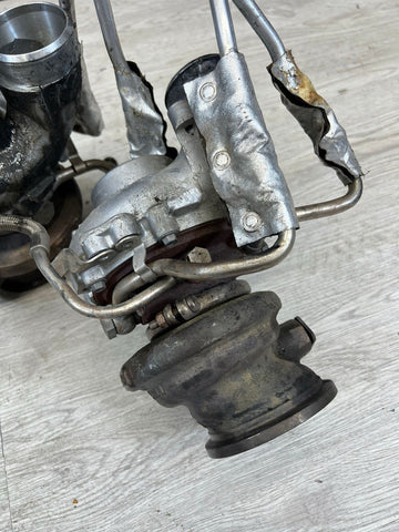 13-15 OEM BMW F10 F13 M5 M6 S63 PWG Garrett Turbo Turbos Turbocharger Set 73k