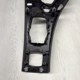 09-13 BMW E93 M3 DCT CIC LEATHER CENTER CONSOLE TRIM CONVERTIBLE *CREASES*