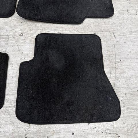 Genuine 01-06 BMW E46 M3 Coupe Carpets Floor Mats Black Front & Rear