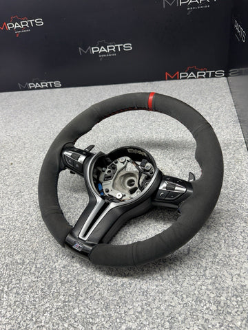 BMW Steering Wheel 15-20 F80 F82 F83 M3 M4 Rewrapped