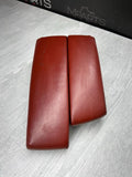 08-13 BMW E92 E90 E93 M3 Armrest Fox Red Leather OEM