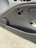 01-06 BMW E46 M3 FRONT PASSENGER RIGHT SIDE DOOR PANEL CARD BLACK OEM