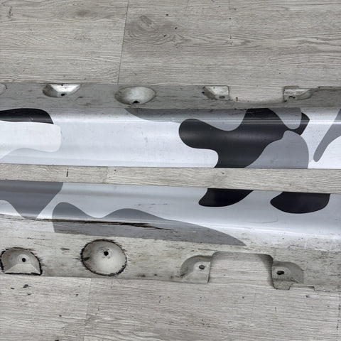 01-06 BMW E46 M3 Rocker Panel Side Skirts OEM Alpine White *Notes*