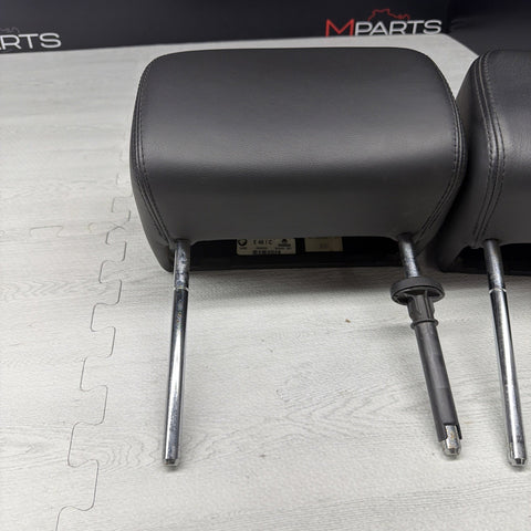 2001-2006 BMW E46 M3 Convertible Black Rear Headrests Head Rests Pair 64k Miles