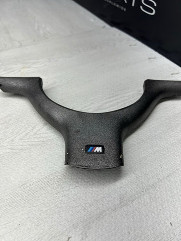 OEM 01-06 BMW E46 M3 Lower Steering Wheel Trim Cover Plate Titan Shadow Grey