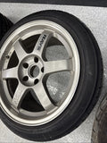 17x8.5 17x10.5 VOLK RACING TE37 WHEELS RIMS HONDA CIVIC EG EK S2000