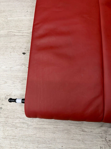 BMW F82 M4 Coupe 15-20 Left Rear Sakhir Orange Leather Back Rest Backrest Seat