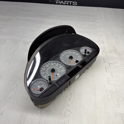 2001-2006 BMW E46 M3 Instrument Cluster Speedometer Spedometer SMG *Crack*
