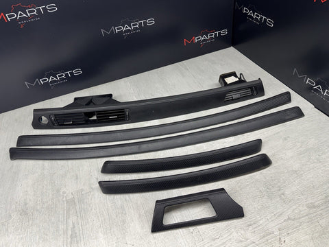 08-13 BMW E92 E93 M3 Interior Trim Set Carbon Leather OEM Genuine *Notes*