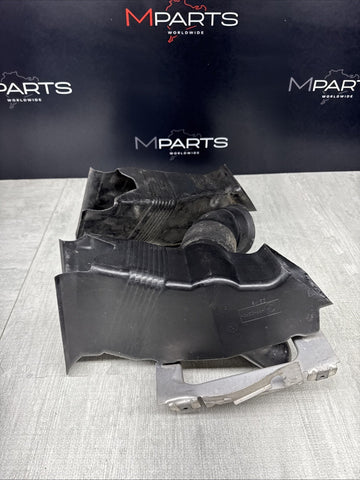 BMW E46 M3 OEM (2001-2006) BRAKE AIR INLET DUCTS + BRACKETS PAIR