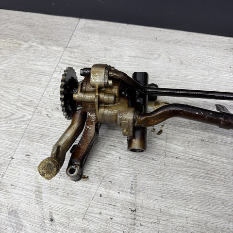 01-06 BMW E46 M3 S54 Engine Oil Pump + Pick Up Tubes