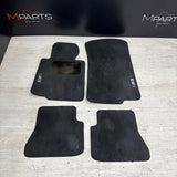 Genuine 01-06 BMW E46 M3 Coupe Carpets Floor Mats Black Front & Rear