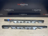 01-06 BMW E46 M3 Rocker Panel Side Skirts OEM Silver Grey + Underbody Glow Light