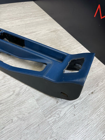 BMW E36 Z3M Z3 M Center Console Leather Panel OEM Estoril Blue