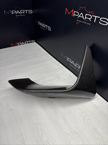 BMW 15-20 F80 F82 F83 M3 M4 Front Bumper Left Side Carbon Fiber Trim OEM