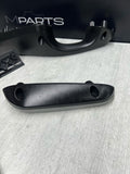 01-06 BMW E46 M3 Convertible Interior Armrests Trim Carbon Fiber *Notes*