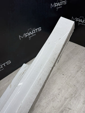 15-20 OEM BMW F82 F83 M4 Right Passenger Side Skirt Rocker Panel Alpine White