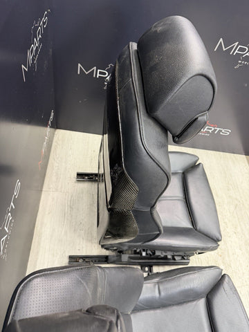 BMW 06-07 E60 M5 Sedan Front Seats Leather Heated Black
