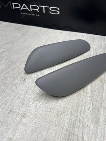 BMW E46 325 330 M3 Convertible Rear Grey Gray Upper Armrest Pads 7894431 7894432