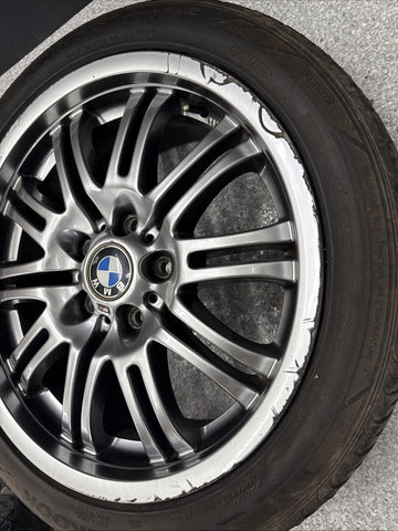 01-06 BMW E46 M3 Factory Front 18x8 M Double Spoke Alloy Style 67 Wheel 18" OEM