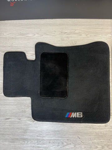 Used Genuine 2006-2010 BMW E63 E64 Carpets Floor Mats Black Front Only