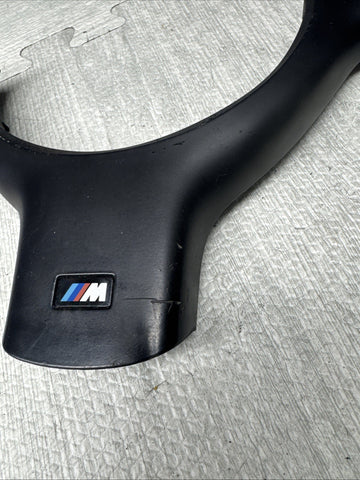 OEM 01-06 BMW E46 M3 Lower Steering Wheel Trim Cover Plate Black