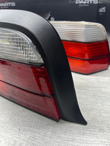 BMW 3 Series E36 2DR Coupe 94-99 Rear Clear Tail Lights Lamps Set OEM
