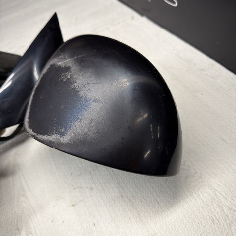 01-06 BMW E46 M3 Side View Door Mirrors Pair Carbon Black  *Notes*