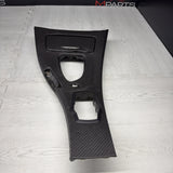 08-13 BMW E90 E92 M3 OEM  Front Center Console Cover Leather DCT *Wrapped*