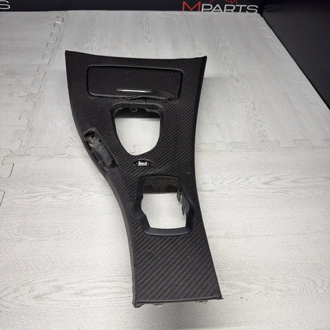 08-13 BMW E90 E92 M3 OEM  Front Center Console Cover Leather DCT *Wrapped*
