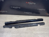 01-06 BMW E46 M3 Rocker Panel Side Skirts OEM Carbon Black *Notes*