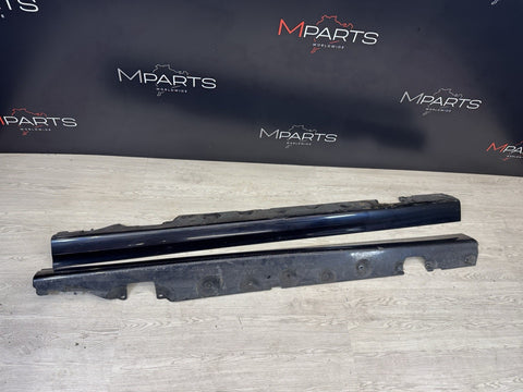 01-06 BMW E46 M3 Rocker Panel Side Skirts OEM Carbon Black *Notes*