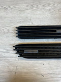 01-06 BMW E46 M3 Left Right Fender Vent Grilles Grills Trims Matte Black