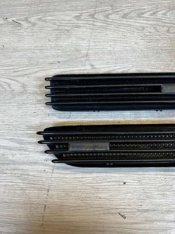 01-06 BMW E46 M3 Left Right Fender Vent Grilles Grills Trims Matte Black