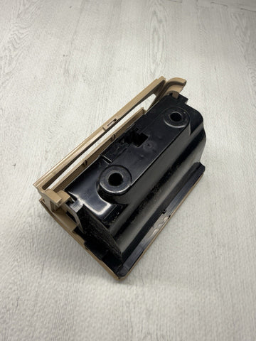 BMW 01-06 E46 325 330 M3 CENTER CONSOLE REAR STORAGE ASHTRAY ROLLUP TRAY BEIGE