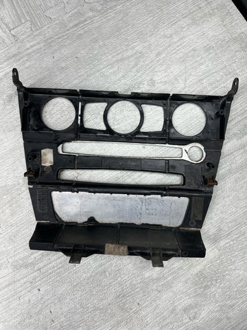 BMW Radio HVAC Climate Control Center Trim 5 Series E60 M5 OEM Carbon Fiber