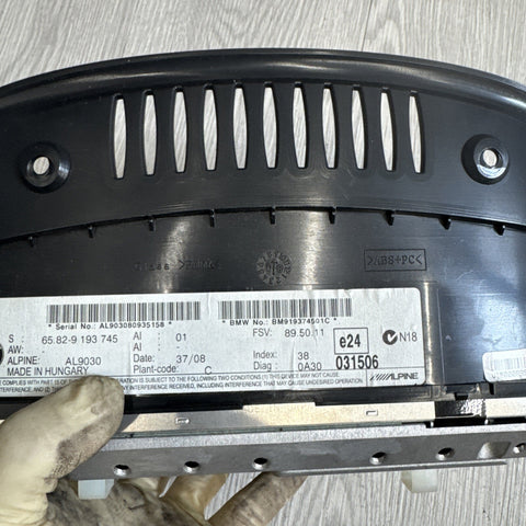 2006-2013 BMW E90 E92 E93 328 335 M3 DASH RADIO NAVIGATION DISPLAY SCREEN