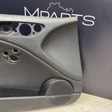 01-06 BMW E46 M3 FRONT DRIVER LEFT SIDE DOOR PANEL CARD BLACK OEM