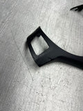 08-13 BMW E90 E92 E93 M3 Lower Steering Wheel Trim Cover Plate Black
