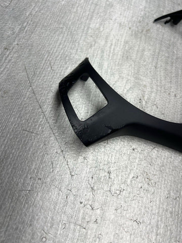 08-13 BMW E90 E92 E93 M3 Lower Steering Wheel Trim Cover Plate Black