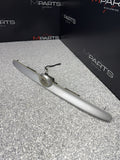 01-06 BMW E46 M3 Convertible Trunk Lid Grip Key Deck Handle Titanium Silver